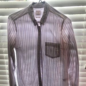 GAP “The Shrunken Boyfriend” Button up Collar S